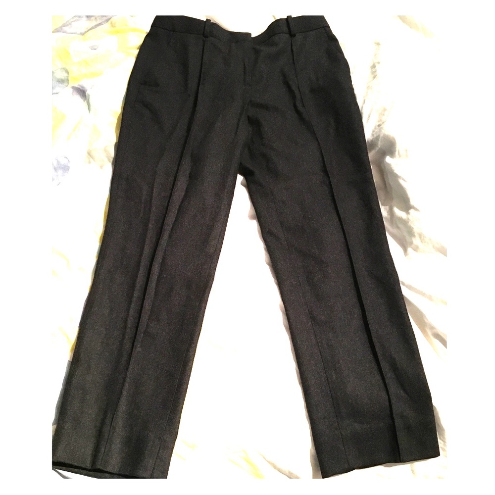 NWT Everlane charcoal grey Wool cropped pants